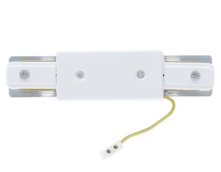 MIDDENVOEDING CONNECTOR VOOR 1-FASE RAILS WIT OF ZWART