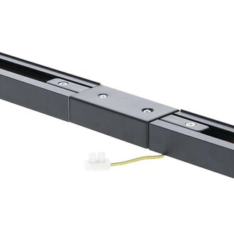 MIDDENVOEDING CONNECTOR VOOR 1-FASE RAILS WIT OF ZWART