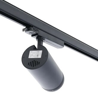 LED 3-FASE RAILSPOT ZOOM 15&deg;-55&deg; POWER- &amp; CCT-SWITCH 