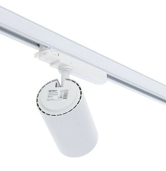 LED 3-FASE RAILSPOT DIM POWER- &amp; CCT-SWITCH WHITE