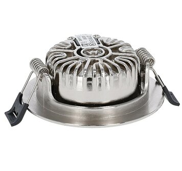 LED INBOUWSPOT SLIM IP65 DIMBAAR &amp; CCT-SWITCH 6W 400LM ZILVER