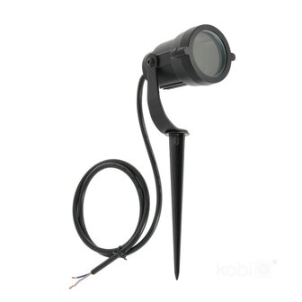 TUINSPOT BLAKE MET GRONDPIN ALUMINIUM/GLAS IP65 230V GU10