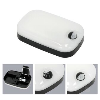 LED WANDLAMP BAVANO PIR SENSOR IP54 230V 15W 1200LM 