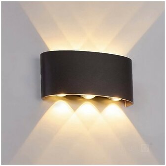 LED TUINLAMP LUMEPRA UP/DOWN IP54 6W 480LM 3000K WARM WIT