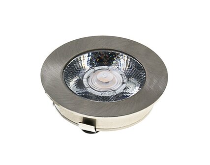 LED MEUBELSPOT ALU IP44 12V/DC 3W 240LM 2700K WARM WIT