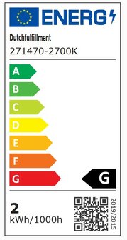 LED MINI INBOUWSPOT WIT DIMBAAR IP44 230V 1,5W 87LM WARM WIT