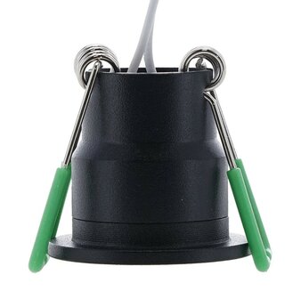 LED MINI INBOUWSPOT ZWART IP65 12V/DC 3W 240LM 2700K WARM WIT
