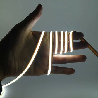 COB LED STRIP VRIJ KNIPBAAR IP20 24V/DC 10W/M. 5-KLEUREN
