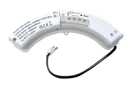 LED PLAFONDLAMP + 3-UREN NOODLAMP IP66 IK10 8W/12W/16W 