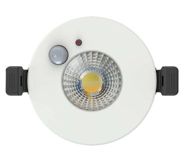 LED INBOUWSPOT MET SENSOR IP65 DIM &amp; CCT-SWITCH 6W 600LM WIT 