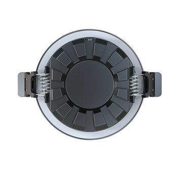 LED INBOUWSPOT MET SENSOR IP65 DIM &amp; CCT-SWITCH 6W 600LM ZWART