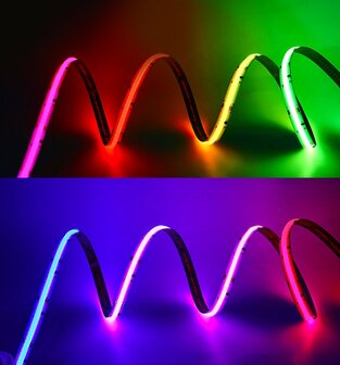 COB LED STRIP MAGIC RGB 420L/M. 24V/DC 14W/M. RGB MAGIC MULTICOLOR