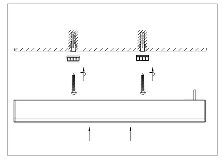 LED BATTEN SUBTILO IP20 120CM 230V 30W 3600LM COLOR-SWITCH
