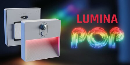 LED ACCU RGBW WANDLAMP LUMINA POP DIMBAAR SENSOR 