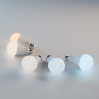 LED GLOEILAMP 5-CCT 5-LICHTKLEUREN E27 13W 1500LM 