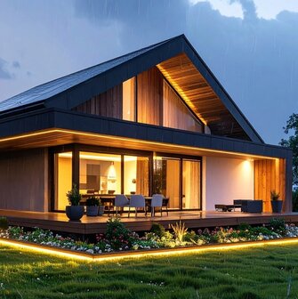 LED NEON STRIP IP65 6x12MM 25M 24V/DC 13W/M 2400K AMBER 