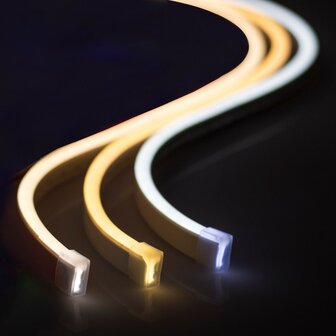 LED NEON FLEX STRIP IP65 6x12MM 25M 24V/DC 12W/M 3000K WARM WIT