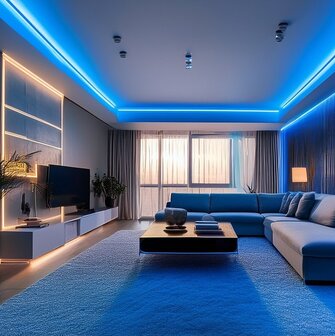 LED NEON STRIP IP65 6x12MM 25M 24V/DC 12W/M BLAUW