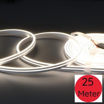 LED NEON STRIP IP67 25M 4X8MM 24V/DC 6,2W/M 3000K 