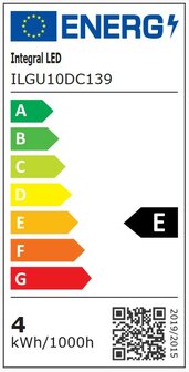 LED SPOT GLASS 230V GU10 3,5W=50W 400LM 2700K