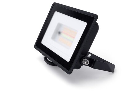 RGB+W LED VERSTRALER + REMOTE IP65 20W MULTICOLOR &amp; WARM WIT 
