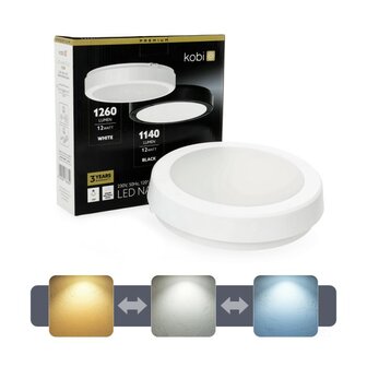 LED PLAFONDLAMP NAIROS WHITE IP65 IK08 230V 12W 1841LM CCT
