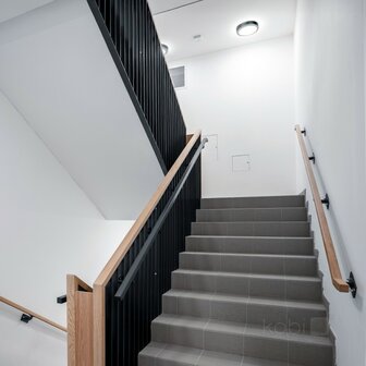 LED PLAFONDLAMP NAIROS BLACK IP65 IK08 230V 12W 1841LM CCT