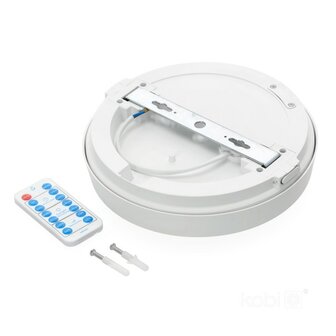 LED PLAFONDLAMP NAIROS SENSOR/REMOTE WHITE IP65 12W 1140LM CCT