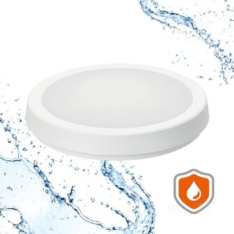 LED PLAFONDLAMP NAIROS WHITE IP65 IK08 230V 24W 3568LM CCT