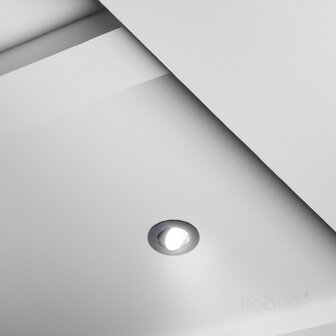LED INBOUWSPOT ECO ZWART POWER- &amp; CCT-SWITCH IP20