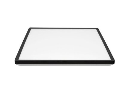 LED PLAFONDLAMP NIVERA ZWART CCT-SWITCH IP54 18W 2400LM 