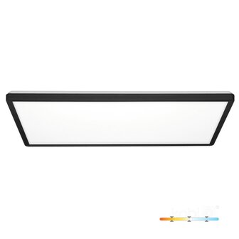 LED PLAFONDLAMP NIVERA ZWART CCT-SWITCH IP54 32W 4300LM 