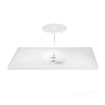 LED PLAFONDLAMP NIVERA WIT CCT-SWITCH IP54 32W 4300LM 