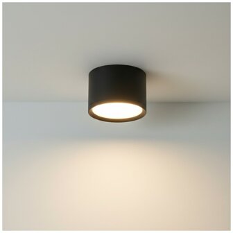 DOWNLIGHTER PLAFONDSPOT GX53 COMPACT IP20 ZWART 