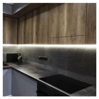 ALUMINIUM HOEKPROFIEL ZWART - LED STRIP TOT 12-MM