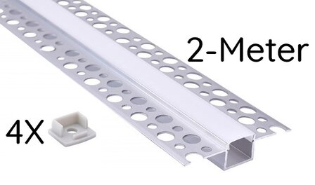 ALUMINIUM PLEISTERPROFIEL ALU - LED STRIP TOT 12-MM