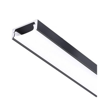 ALUMINIUM PROFIEL ZWART - LED STRIP TOT 12-MM