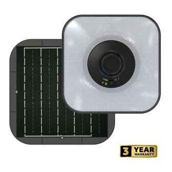 LED SOLAR PARKLAMP SENSOR/REMOTE IP54 25W 3800LM 3CCT
