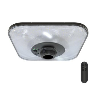 LED SOLAR PARKLAMP SENSOR/REMOTE IP54 25W 3800LM 3CCT