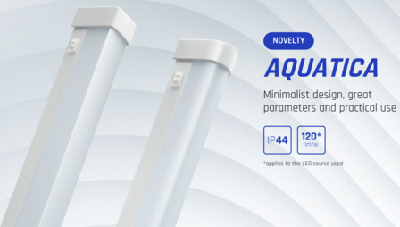 LED ARMATUUR AQUATICA IP44 SQUARE 230V 15W 1600LM 3000K