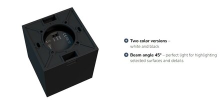 LED PLAFONDSPOT CHLOE-R UGR19 7W 560LM CCT-SWITCH