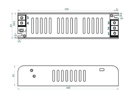 LED TRANSFORMATOR 24V/DC 60-WATT 2,50A