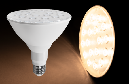 LED PAR38 SPOTLAMP 45&deg; 230V E27 15W=100W 3000K WARM WIT