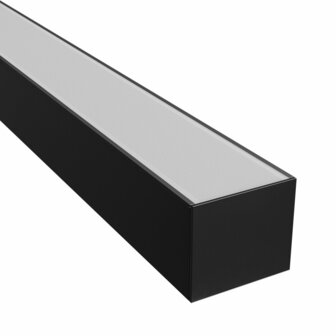 LED LINEAR ARMATUUR ZWART 120CM POWER- &amp; CCT-SWITCH 