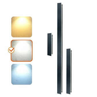 LED TUIN- WANDLAMP MIRANA IP44 230V 30/60/120CM 