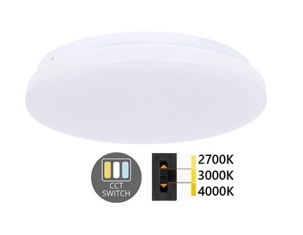 LED PLAFONDLAMP BASIC IP20 230V 12W 840LM CCT-SWITCH 