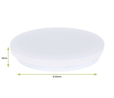 LED PLAFONDLAMP BASIC IP20 230V 12W 840LM CCT-SWITCH 