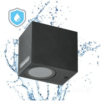 TUINLAMP WANDLAMP QUERK-6 DOWN IP54 230V GU10