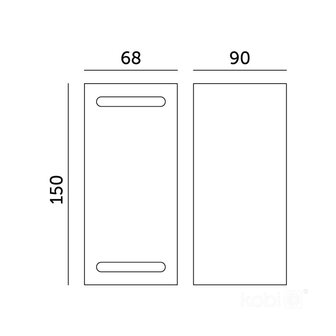 TUINLAMP WANDLAMP QUERK-7 UP/DOWN IP54 230V GU10