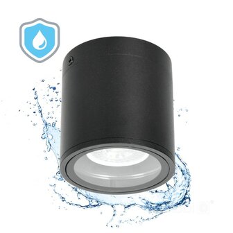 BUITENLAMP OPBOUWSPOT QUERK-2 IP54 230V GU10